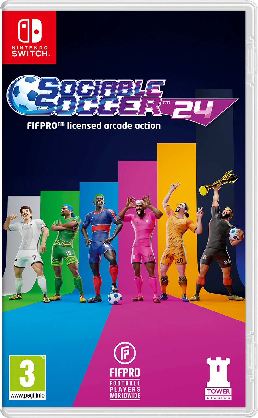 Sociable Soccer 24 – omslag til Nintendo Switch
