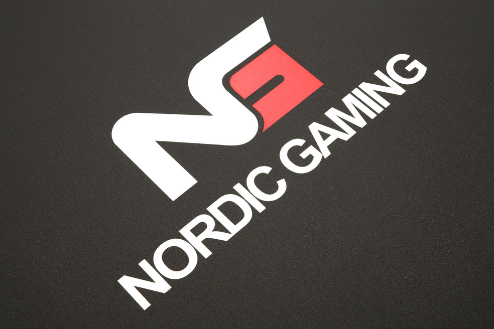 Nordic Gaming Guardian Stuhlmatte Schwarz/Rot 