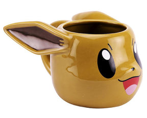 Pokémon Eevee 3D-krus med form som Eevees hoved og store ører