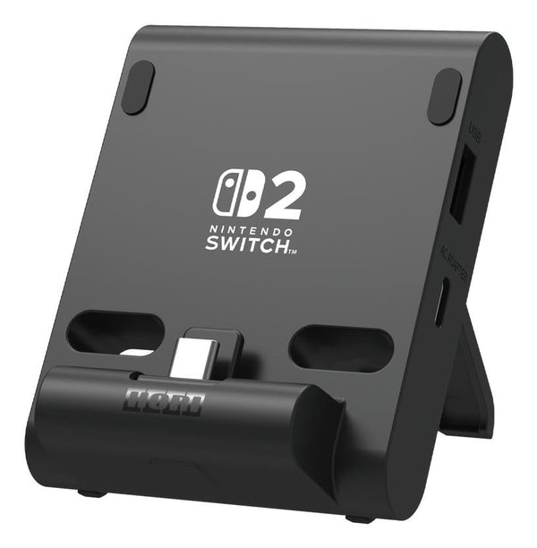 HORI Dual USB PlayStand til Nintendo Switch 2 – mørkegrå