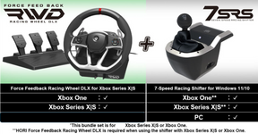 HORI Force Feedback Racing Wheel DLX + 7-Speed Shifter til Xbox – produktbillede 1