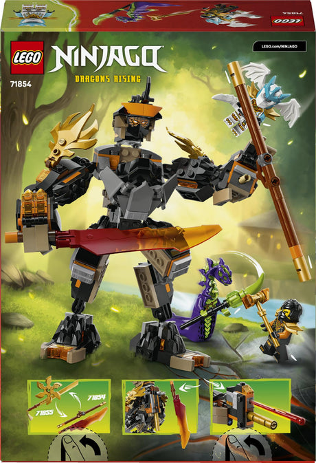 LEGO - Ninjago - Cole's Mission Mech & Dragon Zane (71854) LEGO