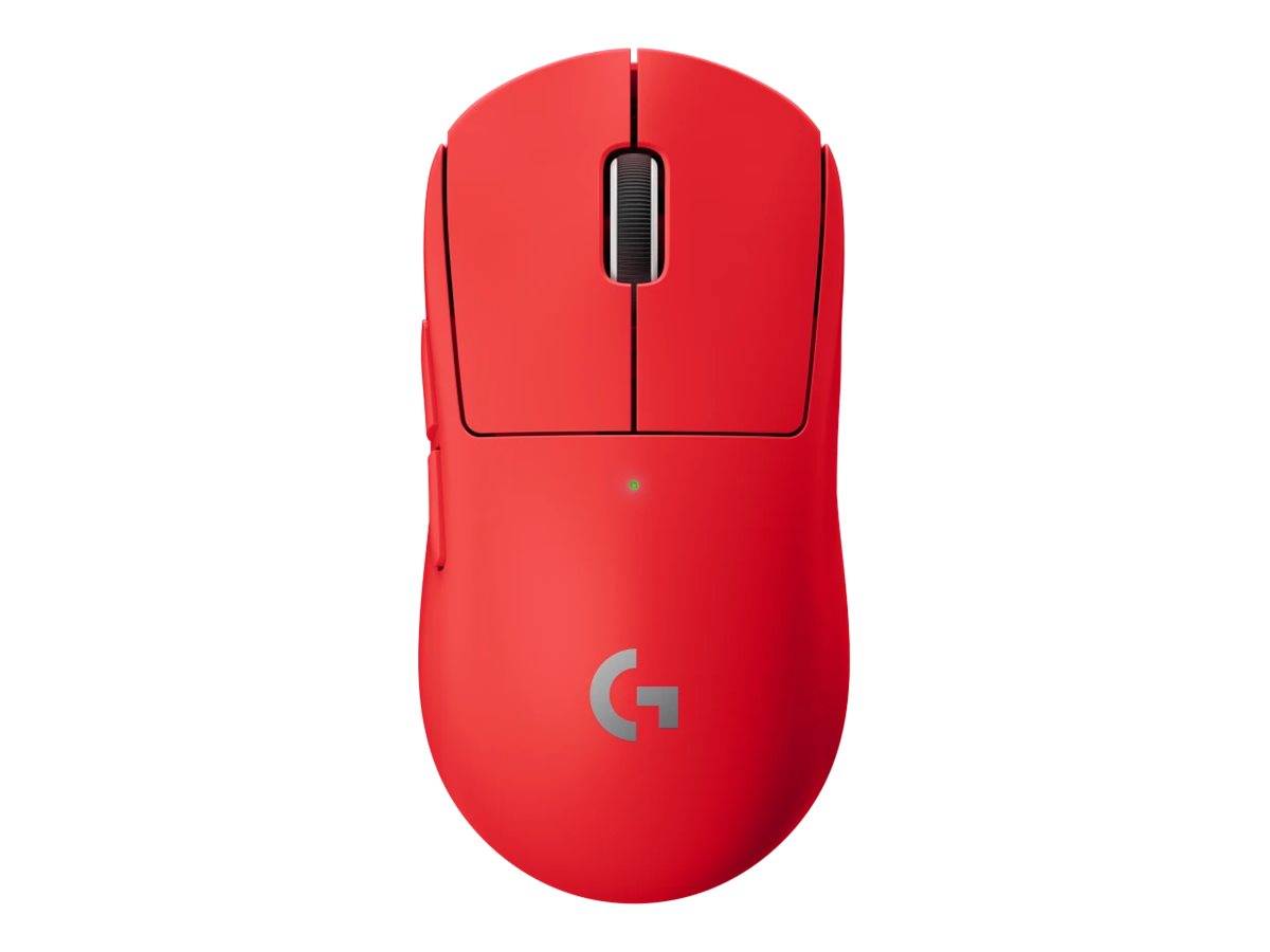 Logitech - PRO X SUPERLIGHT Kabellose Gaming-Maus - ROT