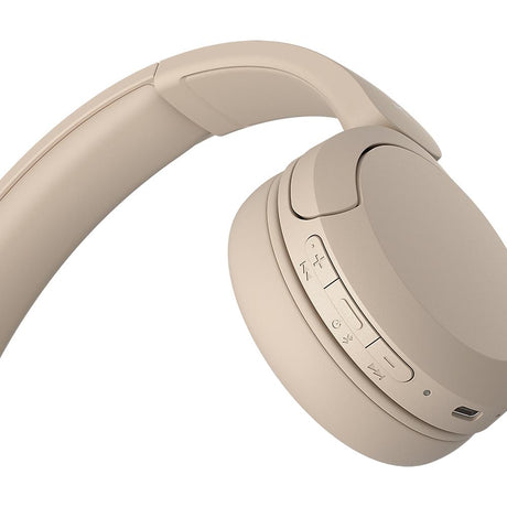Sony WH-CH520 – trådløse on-ear-hovedtelefoner – cremefarvet – produktdetalje 6