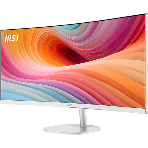 MSI PRO MP341CQW E12 – 34″ ultrawide-skærm, hvid