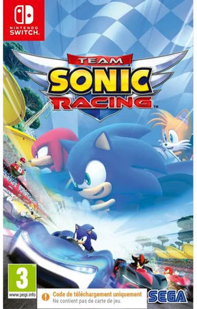 Team Sonic Racing (Code in Box) – Nintendo Switch-emballage