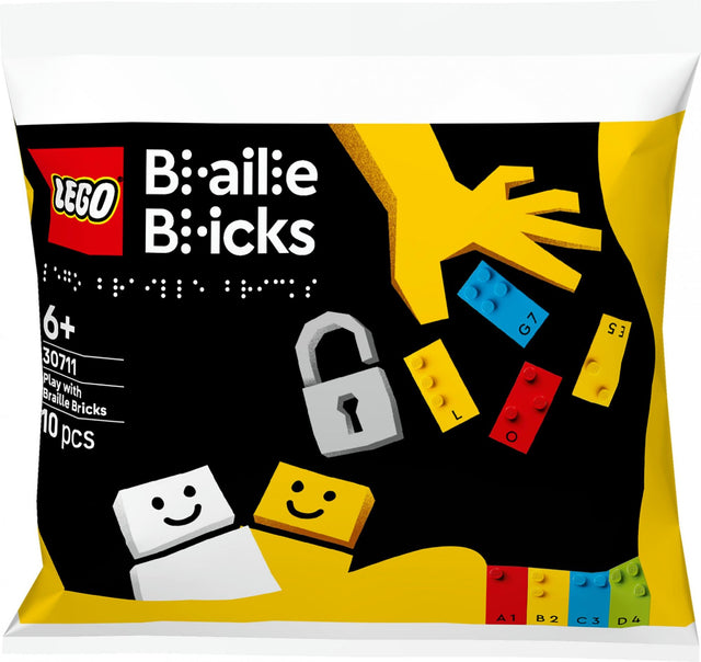 LEGO 30711 Braille Brick Fun, Construction Toy Polybag LEGO