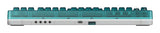 8BitDo Retro 87 Mechanical Keyboard Clear Blue – Tilslutninger på bagsiden