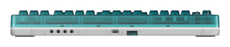 8BitDo Retro 87 Mechanical Keyboard Clear Blue – Tilslutninger på bagsiden