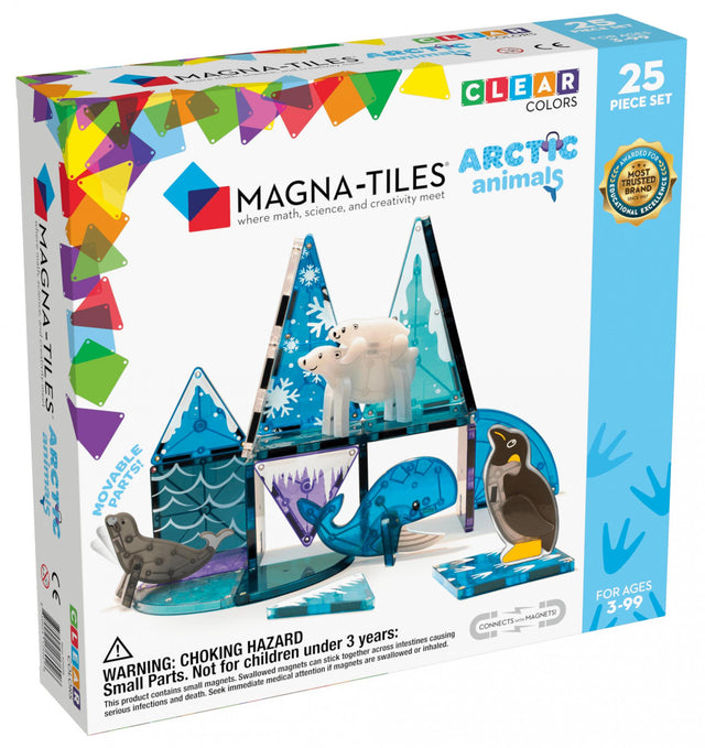 MAGNA-TILES - Artic Animals 25 pcs set  (90221) Magna Tiles