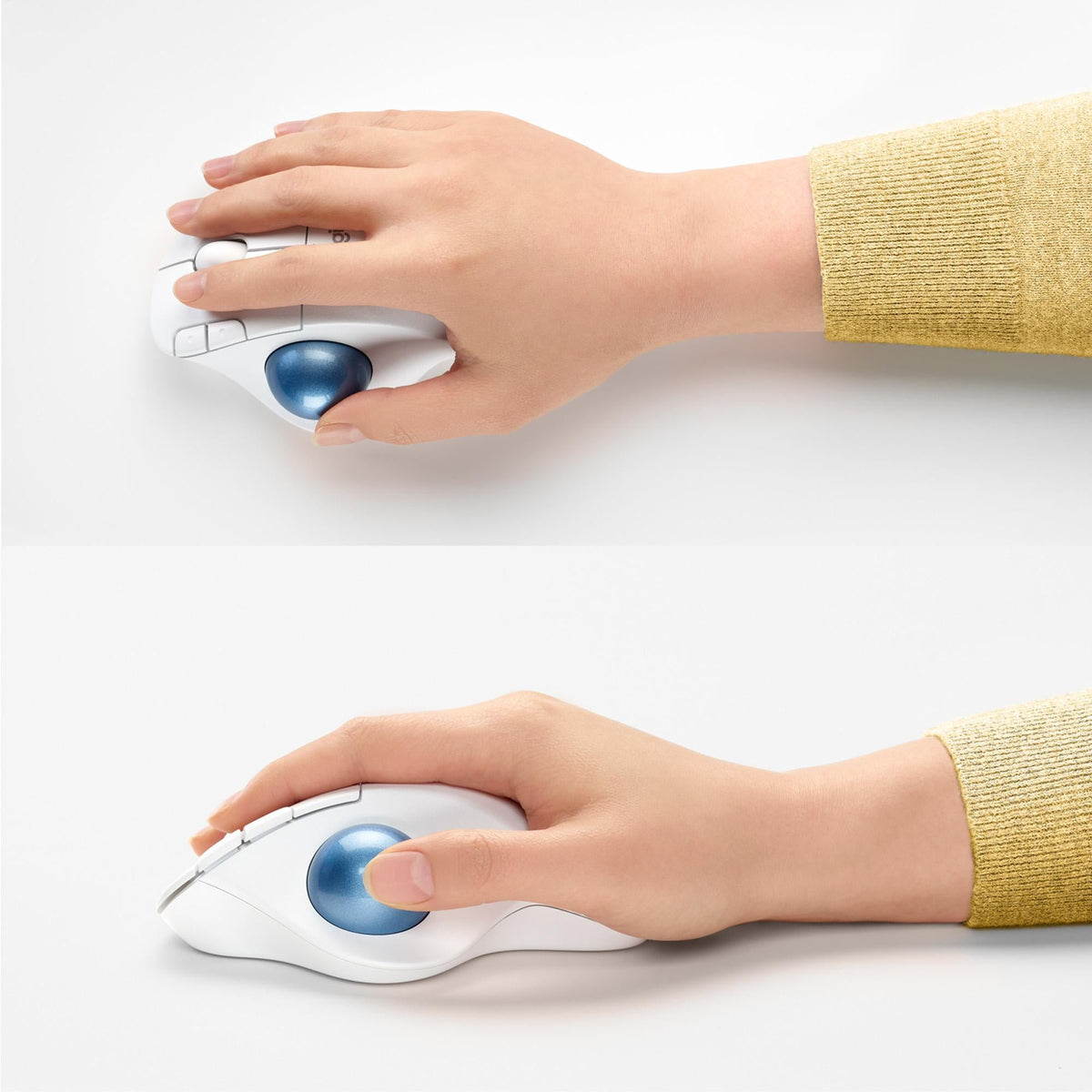 Logitech - ERGO M575 - Offwhite - 2.4GHZ/BT Logitech