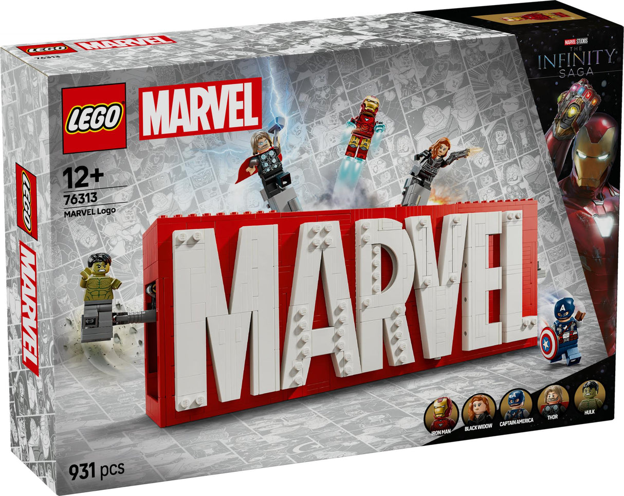 LEGO 76313 Marvel Logo & Minifigures LEGO