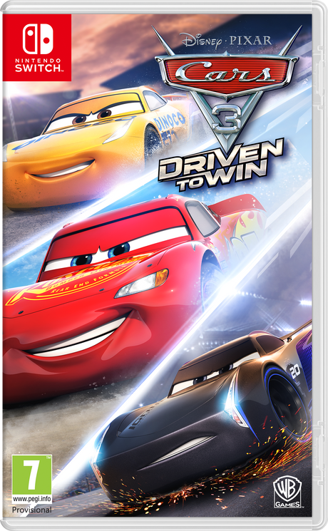 Cars 3: Driven to Win – omslag til Nintendo Switch