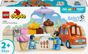 LEGO - DUPLO Bluey - Ice Cream Trip with Bluey (10458) LEGO