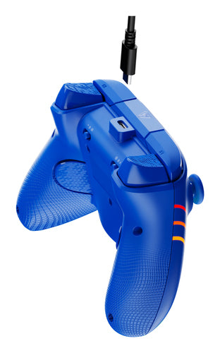Turtle Beach Afterglow Wave Wired – Xbox/PC, blå – Side og kabel
