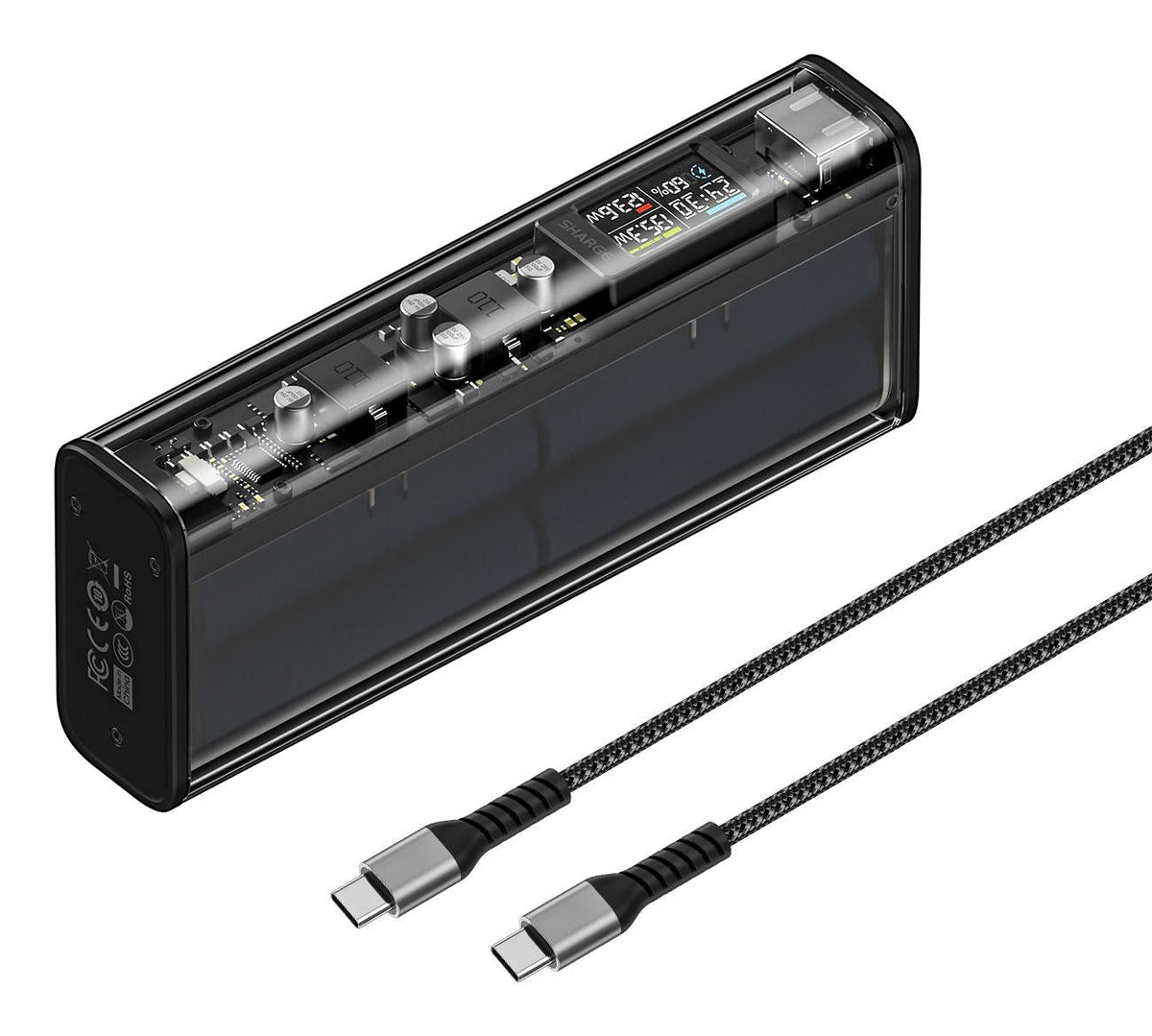 SHARGE Shargeek 140 20000 mah Powerbank - Black Khermit Technology Limited (Sharge)