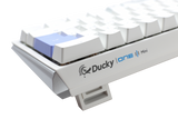 Ducky One 3 – Classic Pure White Nordic – Mini 60 % – Kirschbraun