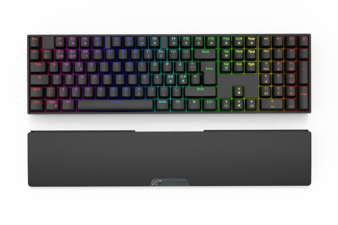 Nordic Gaming Operator-Tastatur, mechanisch, RGB/16,8 Millionen Farben
