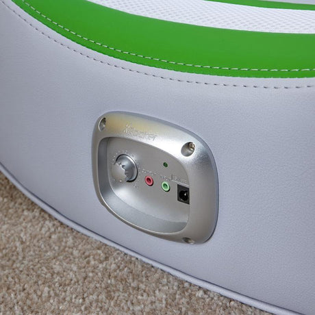 X-Rocker - Shadow 2.0 Stereo Audio Gaming Floor Rocker - Green - SOLO X-Rocker