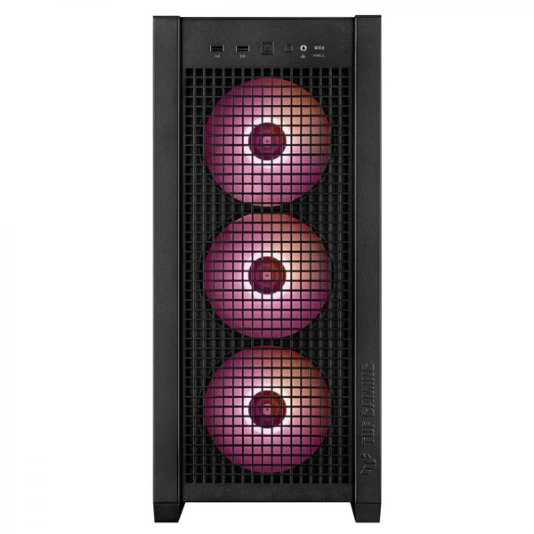 ASUS TUF Gaming GT302 TG ARGB ATX Midi-Tower – Schwarz