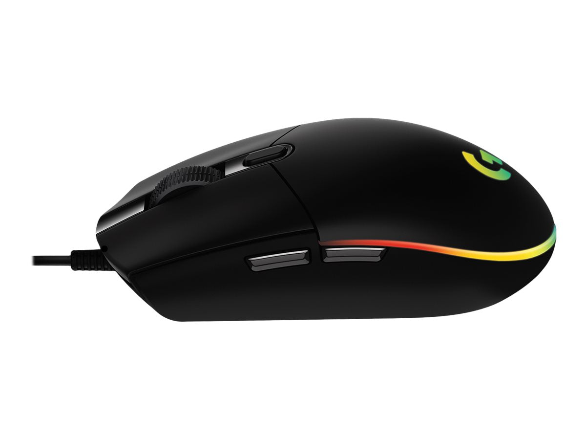Logitech Gaming Mouse G102 LIGHTSYNC optisches Kabel schwarz 