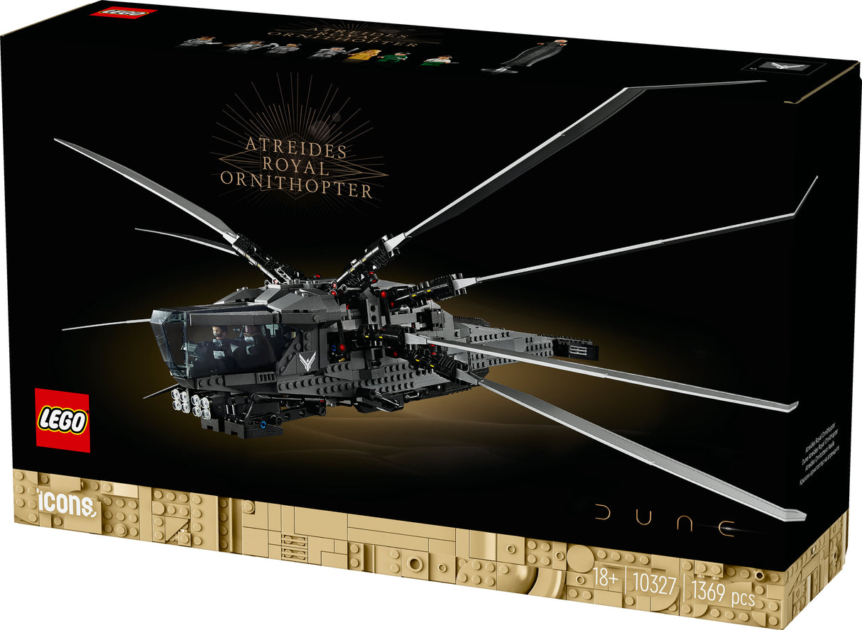 LEGO 10327 Icons Dune Atreides Royal Ornithopter, construction toy LEGO