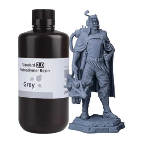 Elegoo Standard Resin 2.0 – grå, 1 kg