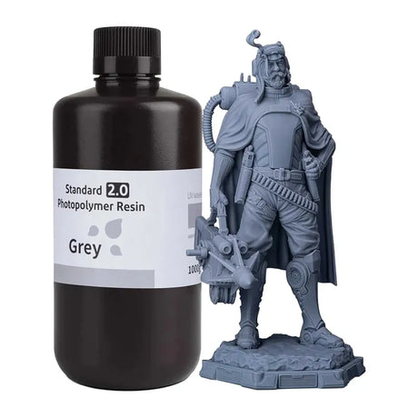 Elegoo Standard Resin 2.0 – grå, 1 kg