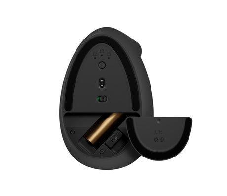 Logitech - Lift Right Vertical Ergonomic Mouse, Graphite/Black