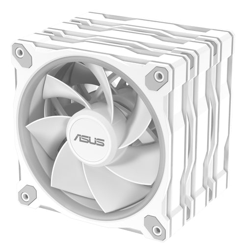 ASUS Prime MR120 ARGB Reverse – Tre hvide Reverse-blæsere uden belysning