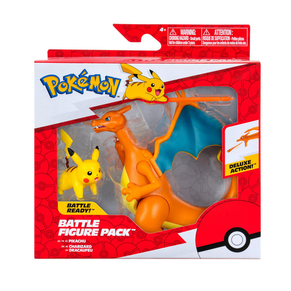 Pokémon - 2 Pak Charizard og Pikachu