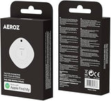 AEROZ - TAG-1000  White - Key finder for use with iPhone - Works with Apple Find My app