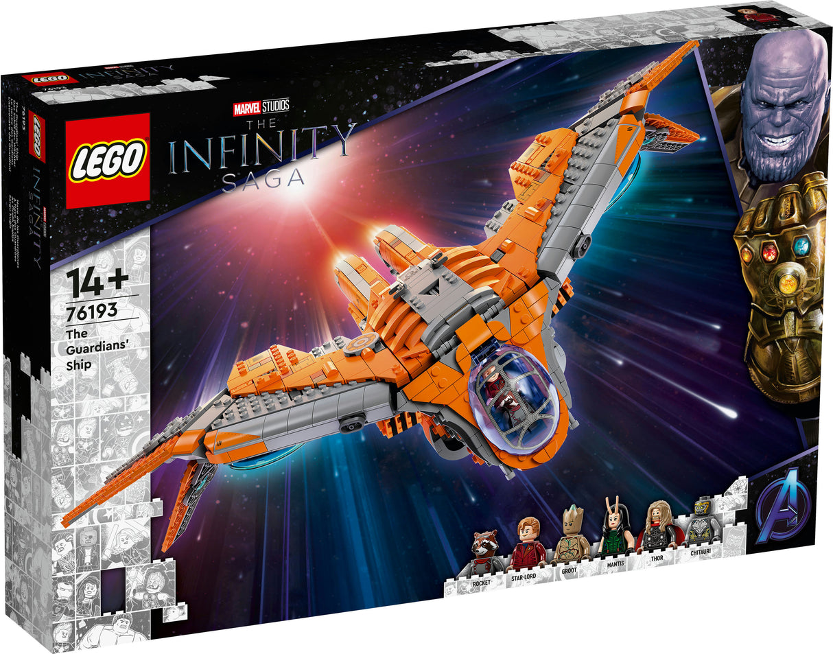 LEGO 76193 Marvel Super Heroes The Guardian Ship, construction toy - 76193 LEGO