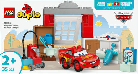 LEGO 10456 DUPLO Disney McQueen's Visit to Doc's Workshop, Construction Toy LEGO