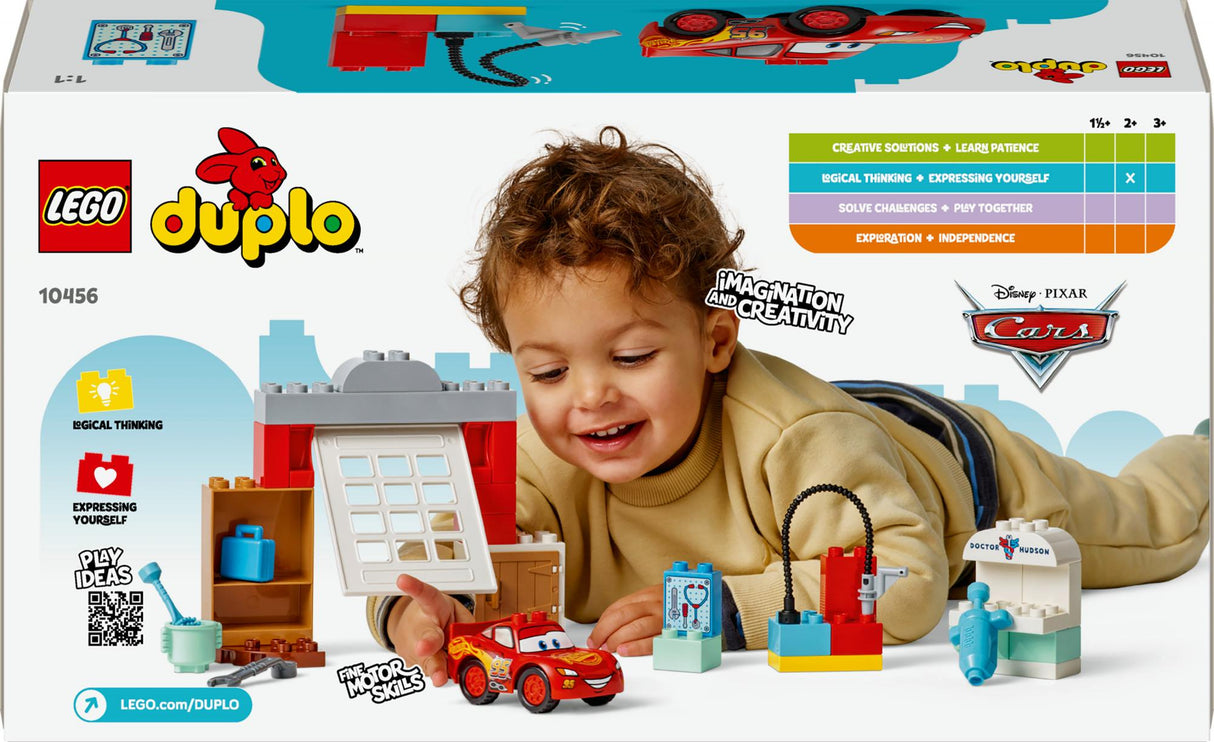 LEGO 10456 DUPLO Disney McQueen's Visit to Doc's Workshop, Construction Toy LEGO