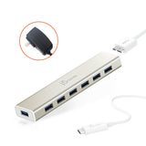 j5create JCH377 – USB-C-hub med 7 USB-A-porte – EU/UK – Hub med syv USB-A-porte