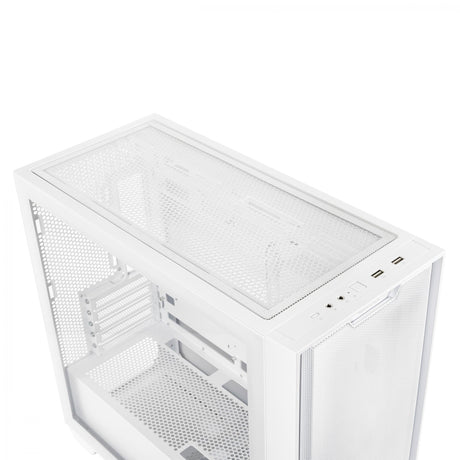 ASUS A21 mATX Case with BTF support - White ASUS