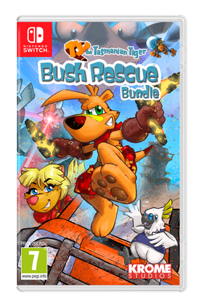 TY the Tasmanian Tiger HD Bush Rescue Bundle – omslag til Nintendo Switch