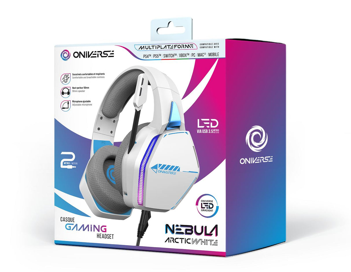 Oniverse Gaming Headset Nebula - Arctic White ONIVERSE