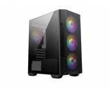 MSI MAG FORGE M100R – sort PC-kabinet – frontblæsere og glasside