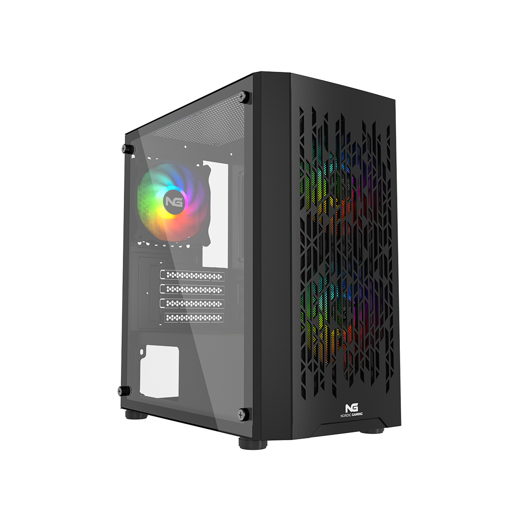 Nordic Gaming Fenris RGB Mini Tårn micro-ATX - Sort