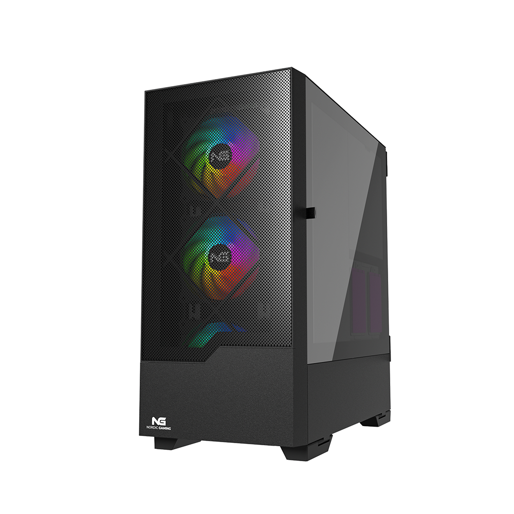 Nordic Gaming Munin RGB Tårn ATX - Sort