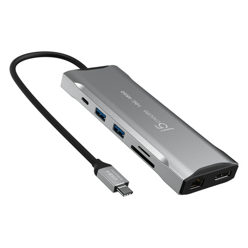 j5create JCD397-N – USB-C mini-dock til tre skærme – USB-side