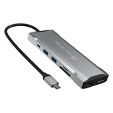 j5create JCD397-N – USB-C mini-dock til tre skærme – USB-side
