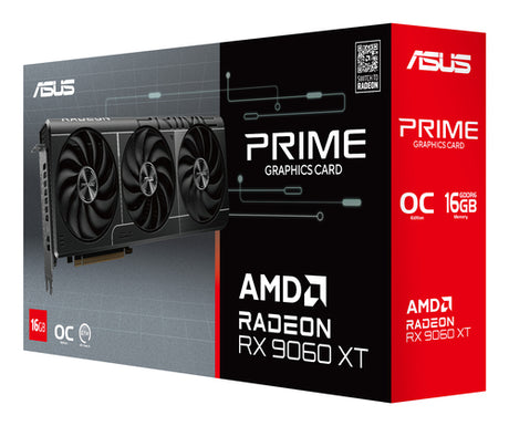 ASUS Radeon RX 9060 XT PRIME OC 16GB – Sort