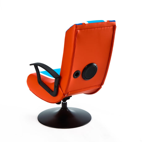 X-ROCKER: Super Mario 2.1 Audio Pedestal Chair - Red/Blue X-Rocker