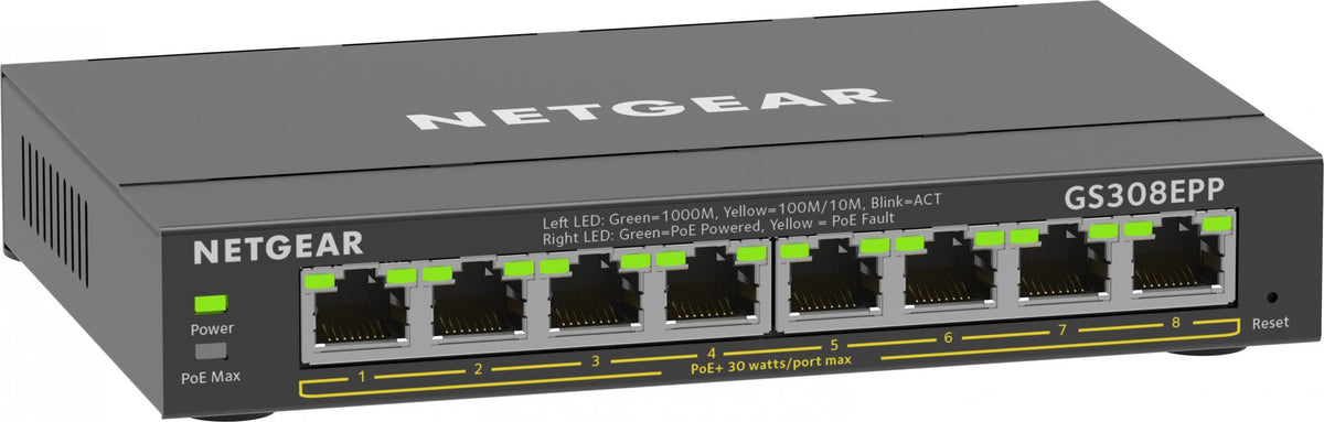 Netgear 8PT GE PLUS SWCH W/ HI-PWR POE+ Netgear International Limited