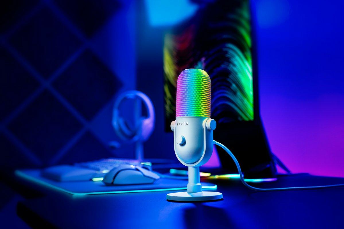 Razer - Seiren V3 Chroma - White Razer