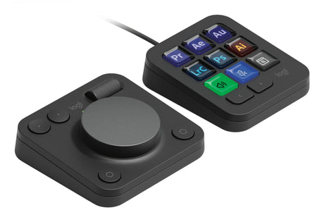 Logitech Master Series MX Creative Console Tastatur og drejeskive sæt RGB Kablet Logitech