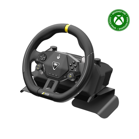 Turtle Beach Racer Wireless – Trådløst rat til Xbox og PC – trådløst rat med støtte skråt forfra